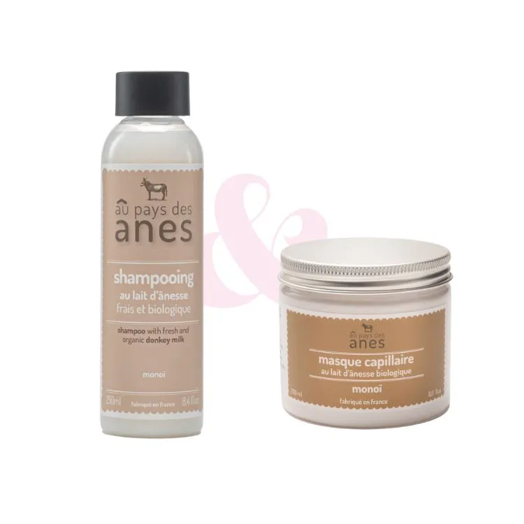 Duo Shampoing et Masque Capillaire Lait &Acirc;nesse