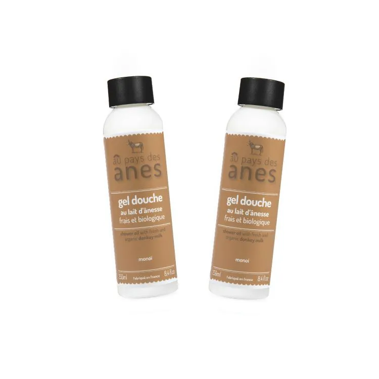 Duo Gel Douche Monoï Lait d'Ânesse