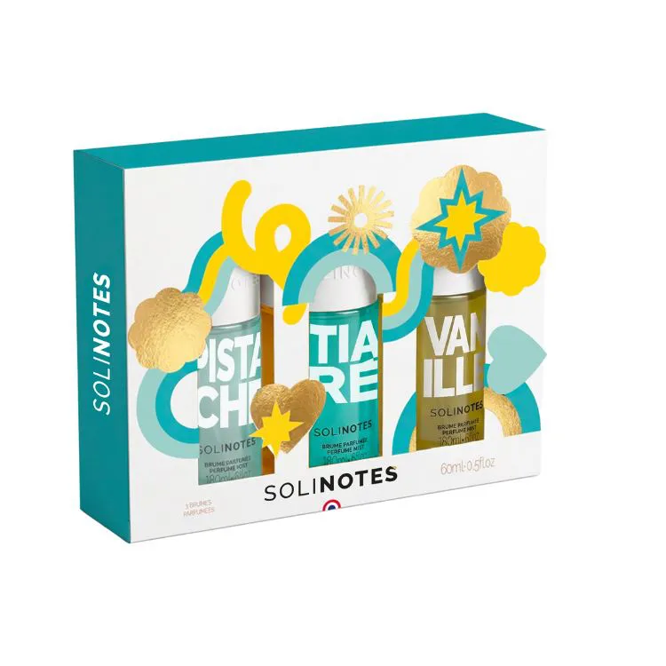 Coffret 3 Brumes - Vanille/Tiaré/ Pistache