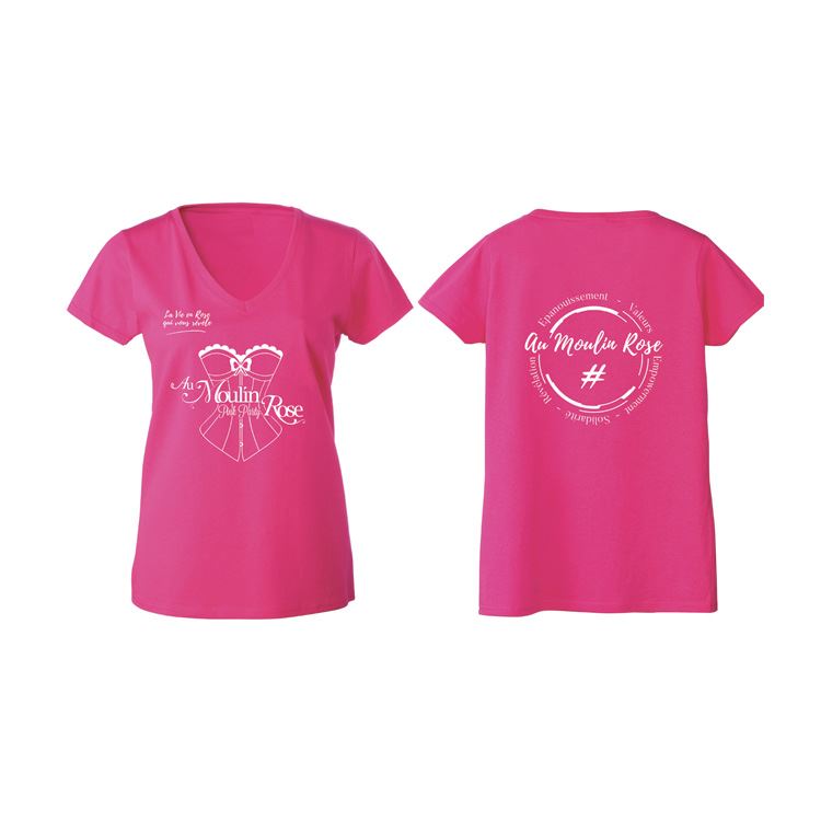 T-Shirt Au Moulin Rose